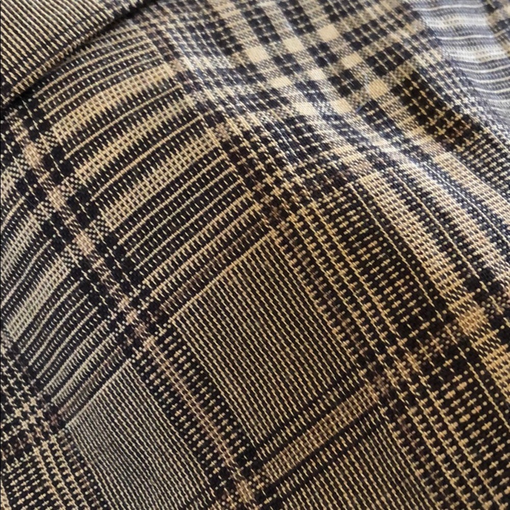 Vintage Linen Oversized Plaid Blazer - Picture 7 of 8